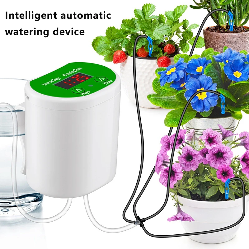 

2/4/8/12 Head Automatic Watering Pump Controller Flowers Intelligent Automatic Watering Device Pump Timer System Garden Tool