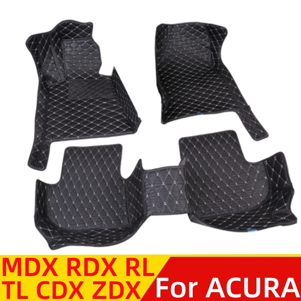 

Автомобильные коврики для Acura RDX ZDX RL TL CDX, водонепроницаемые коврики из кожи XPE под заказ, для переднего и заднего пола, автомобильные запчасти