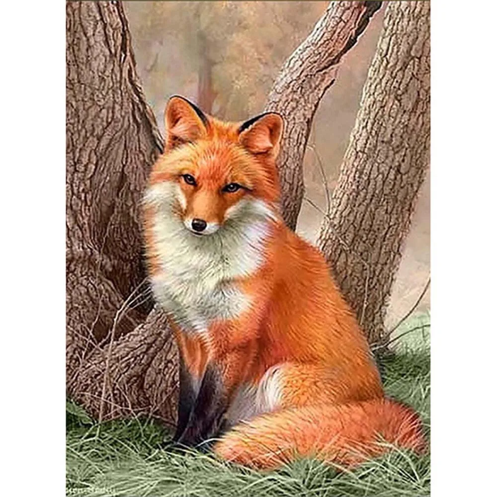 

5D Animal Diamond Painting Little Fox New Arrival Diamond Embroidery Landscape Cross Stitch Kit Mosaic DIY Hobby Home Decor Gift