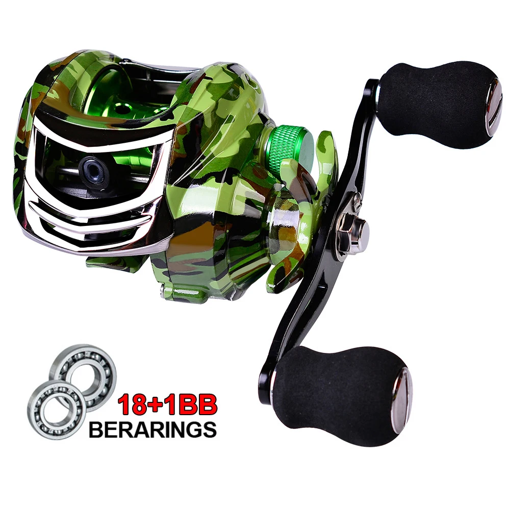 

ZMD 2022 Lightweight Spool 7.2:1 Gear Ratio Baitcasting Fishing Wheel Left/Right 10kg Max Drag Saltwater Left/Right Fishing Reel