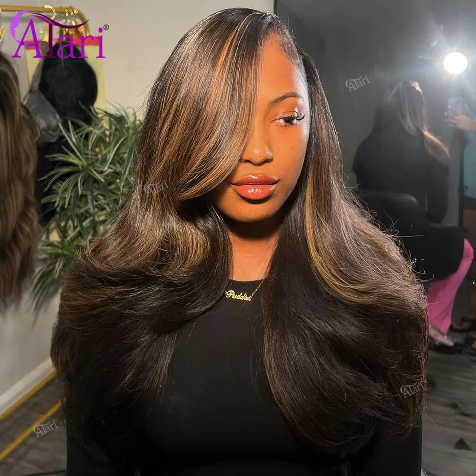 Прозрачный парик 13x6 13x4 кружевной фронтальный с объемной волной 5x5 парики из