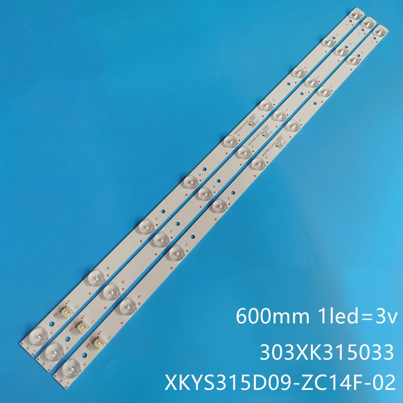 Светодиодная лента для подсветки 9 ламп 303XK315033 XKYS315D09-ZC14F-02 E356289 для LE32H31 LE32H33S (art.: 3920bef21737d) - 3920bef21737d
