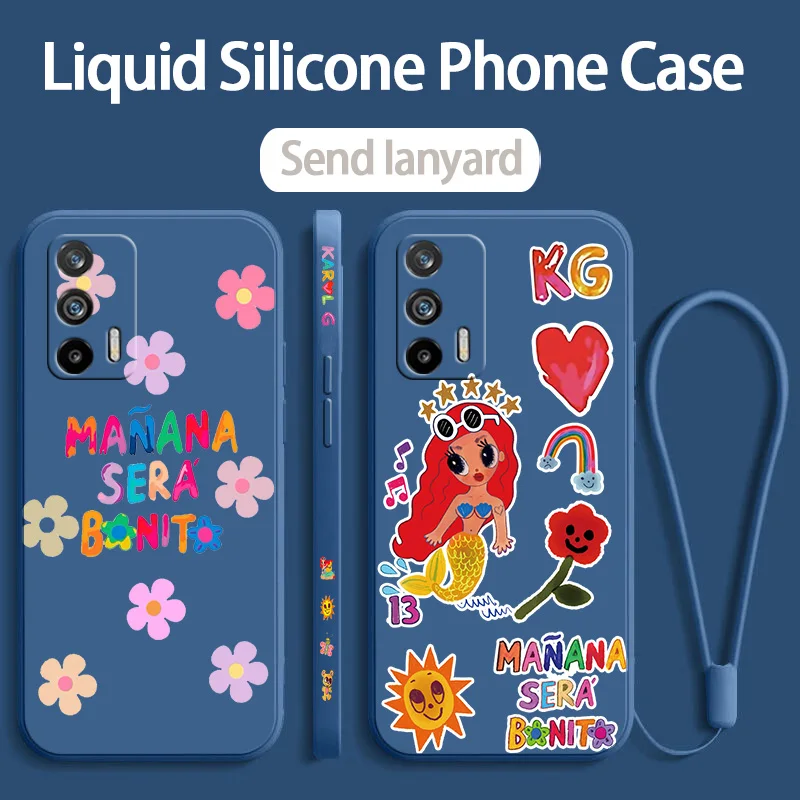 Karol G Manana Bichota чехол для телефона OPPO Realme X50 X7 11 10 9i 9 8i 8 7 6S 6 Pro Plus Мягкий с жидкой левой