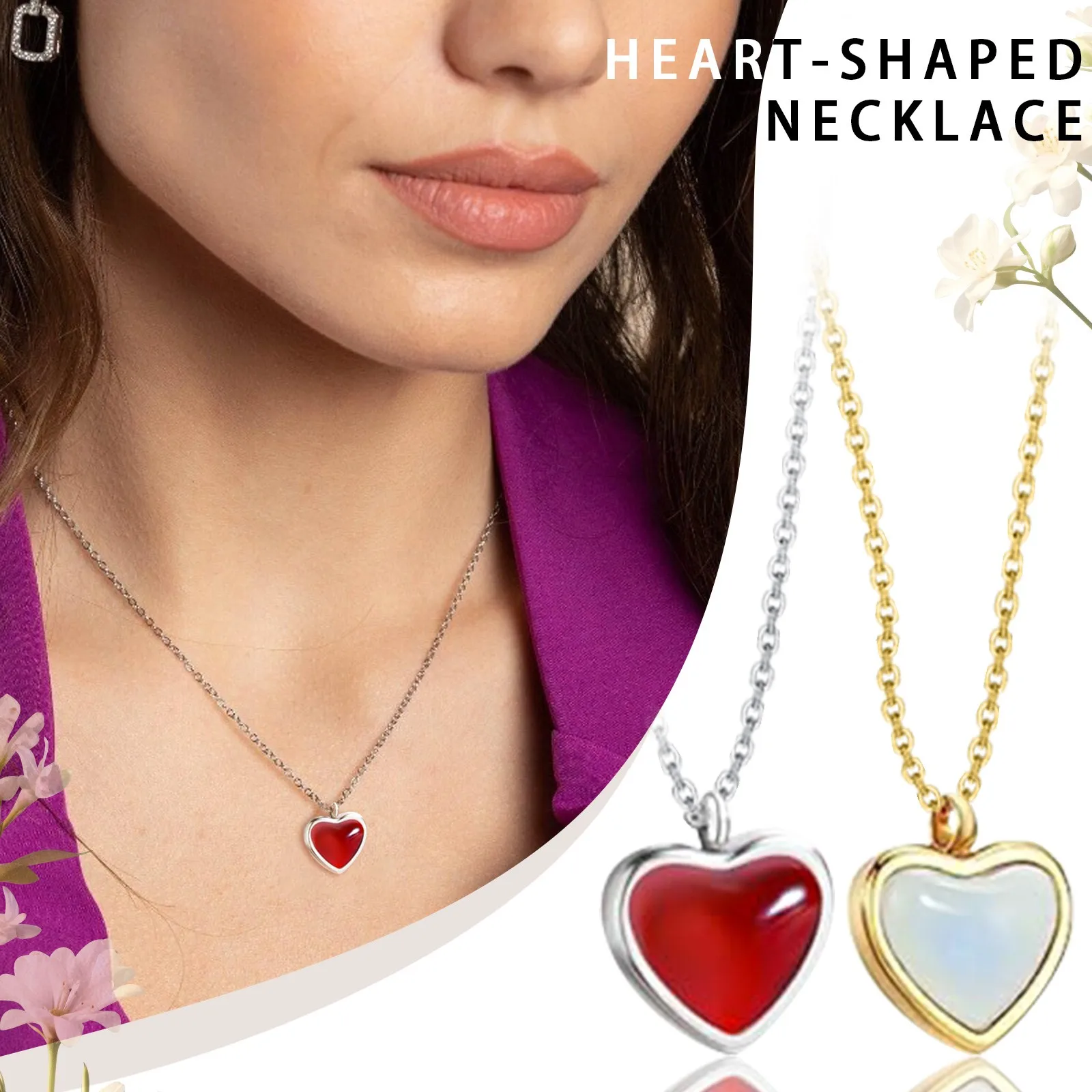 Ожерелье с сердечком из сердолика для женщин ожерелье золота 18 карат девочек в