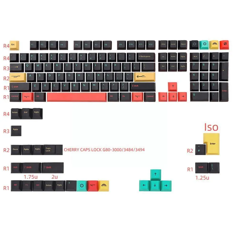 

Клавиатура Механическая с сублимационной печатью GMK, 3000 клавиши GMK 68 87/104