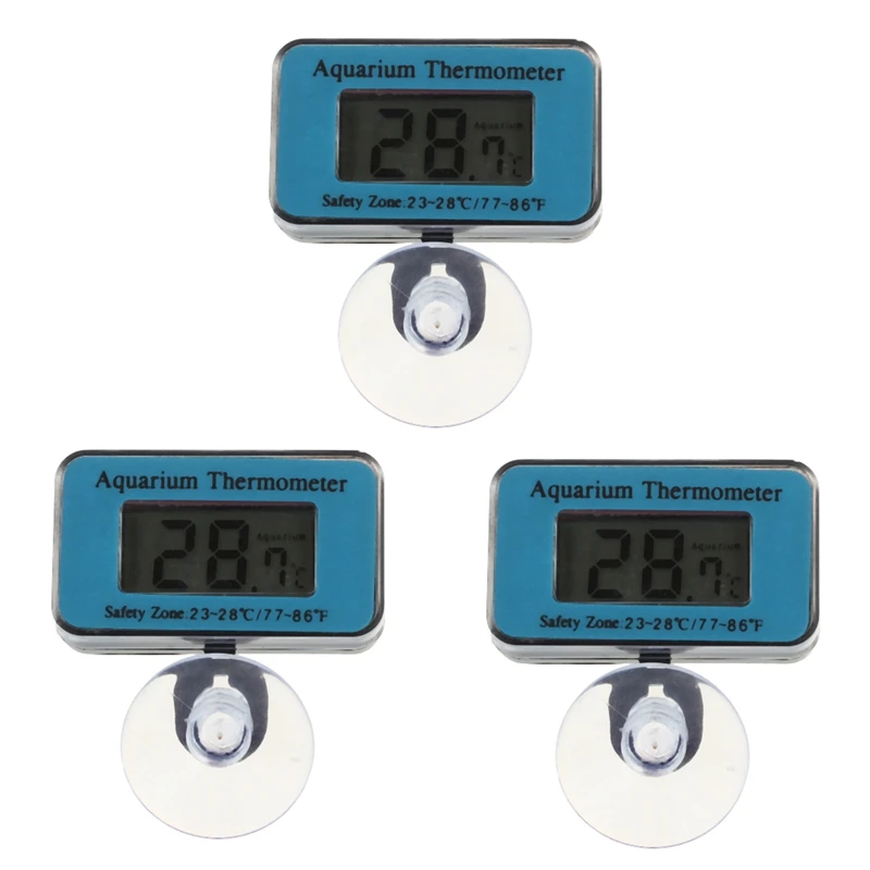 

ПОГРУЖНОЙ водонепроницаемый цифровой ЖК-термометр для аквариума/аквариума 3X