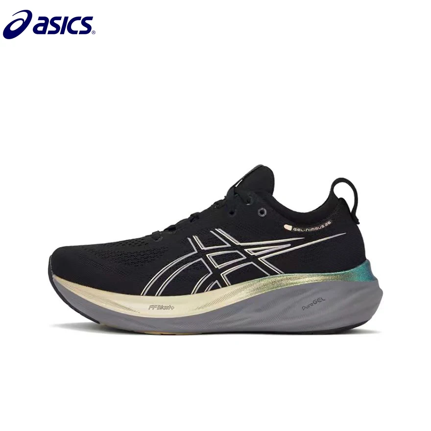 Оригинальные мужские кроссовки для бега Asics Nimbus 26 устойчивая спортивная обувь