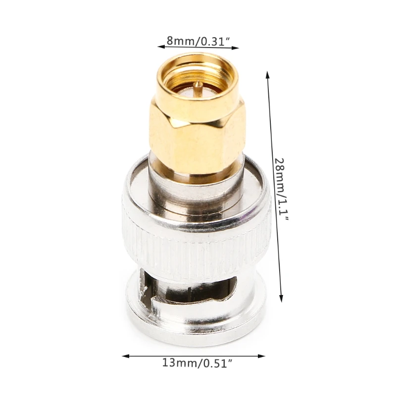 Адаптер SMA Male-BNC-JJ