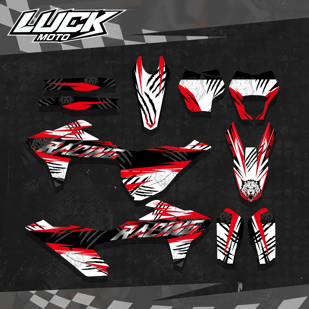 

Для GasGas EC 300 EC250 EC125 EC Enduro 125 250 300 2021 2022 2023 мотоциклетный Графический фон наклейки на заказ