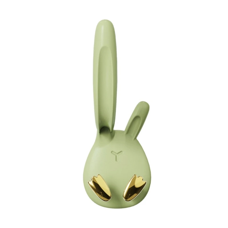 

Bathroom Wall Hooks Double Prong Hangers Adhesive Wall Hooks Rabbit Theme Adhesive Wall Hooks for Bedroom Bathroom