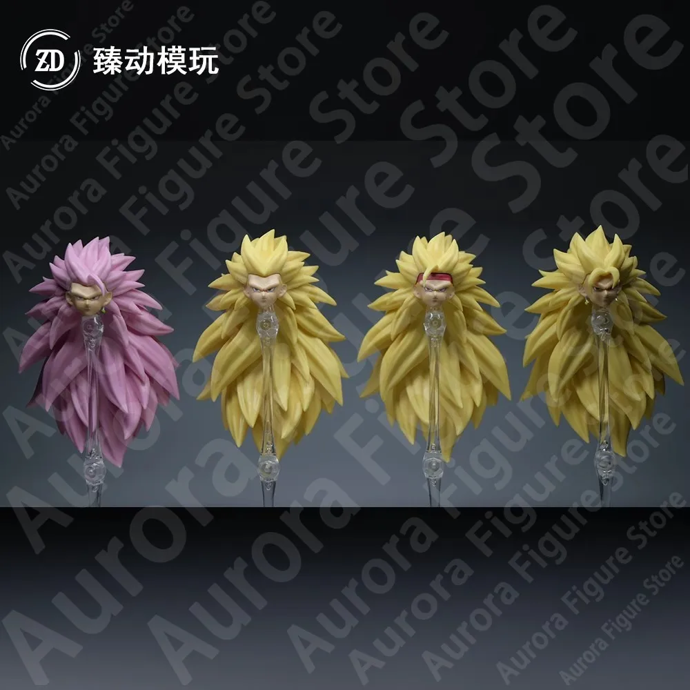 Фото В наличии ZD Studio Dragon Ball SHF Super Saiya SSJ3 Vegito Bardock Son Goku Goku Black Gogeta Head Accessories Kit Фигурка №2