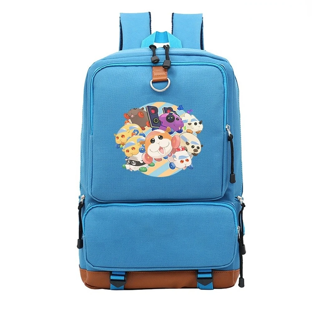 

Cartoon Cute PUI PUI Canvas Backpack Printing Breathable Wear-resistant Men Women Travelling Laptop Bag