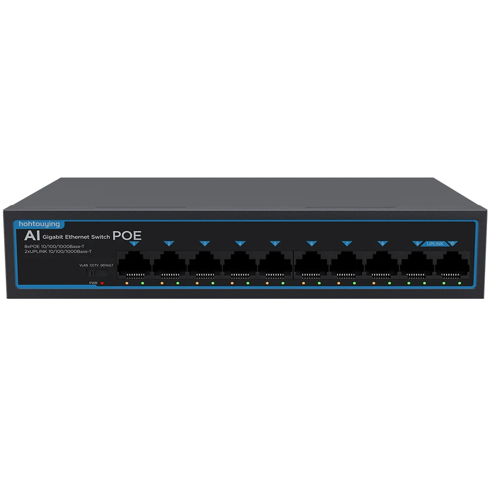 

8-портовый POE-коммутатор IEEE 802.3 af/at