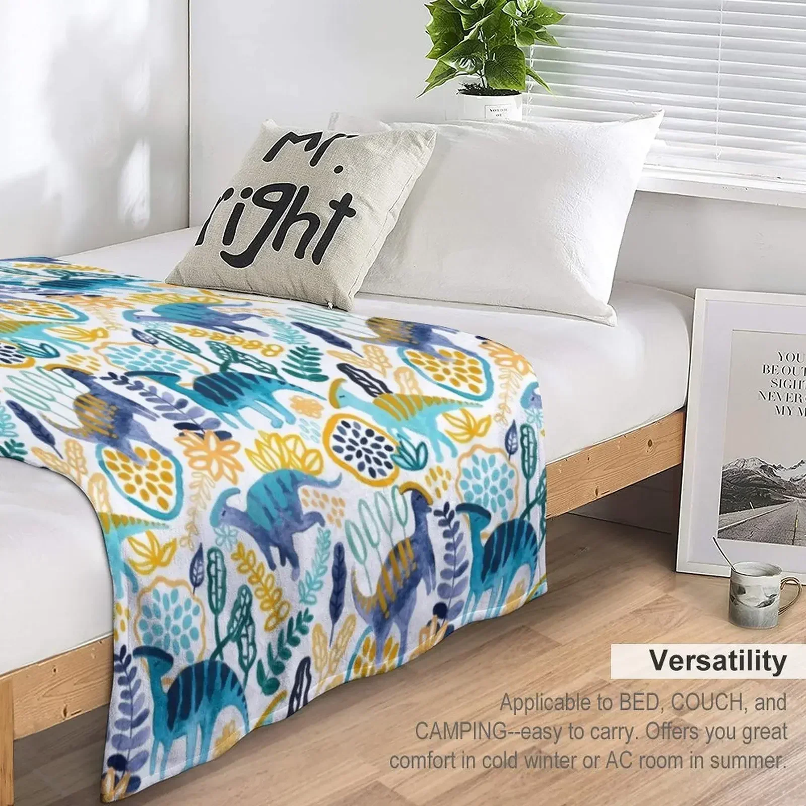 Гуашь Parasaurolophuses пледы одеяла для детей утяжеленные модные диванов