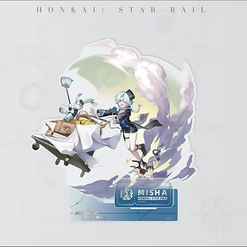 Фото Акриловая подставка-декор для стола Honkai Star Rail Path of Destruction Misha Art, лимитированное издание к карнавалу №1