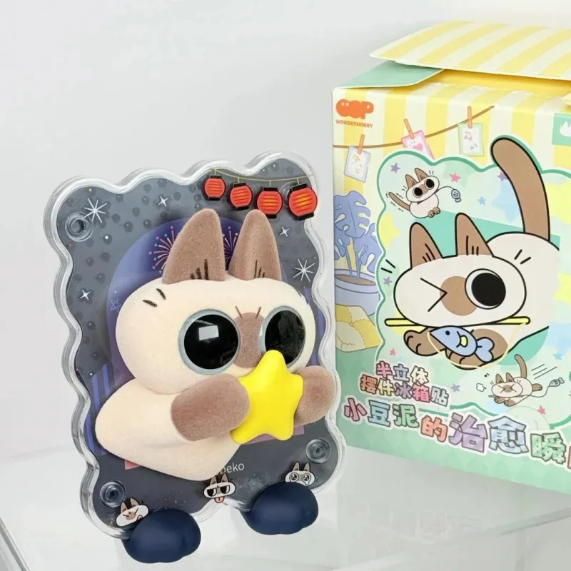 Фото Сиамский кот Azuki Azukisan's Healing Moment Series Blind Box Caixa Caja Dolls Mystery Box Подарочный настольный орнамент Мультяшная модель №2
