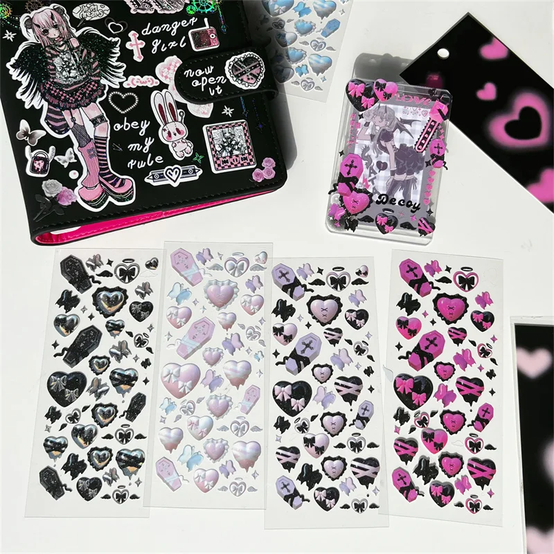 Корейские милые наклейки в стиле милых влюбленных бабочек материал сделай сам