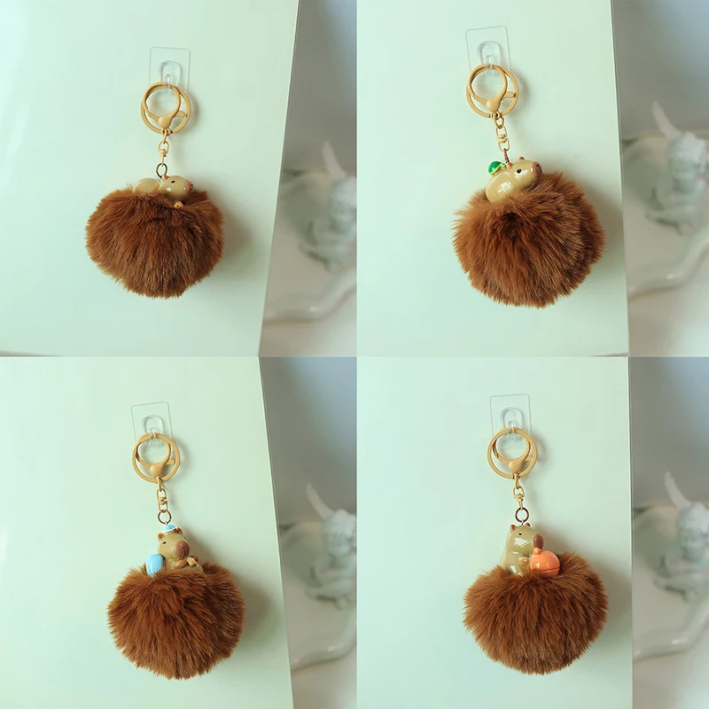 Брелок с изображением капибары кулон креативный брелок милыми животными