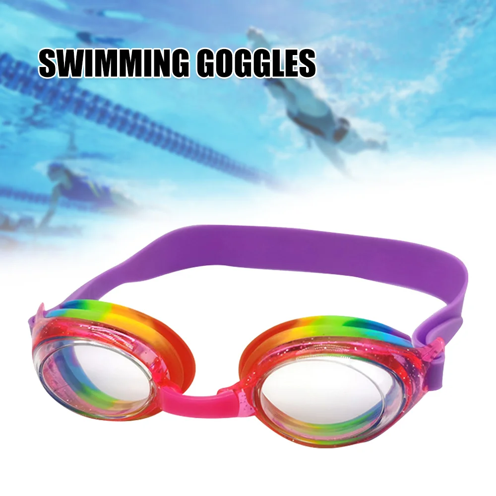 

New Coloured Swimming Glass Children's Anti Flog No Leaking Tempered Swimming Glass No Leaking Tempered Swimming Glass Non-slip