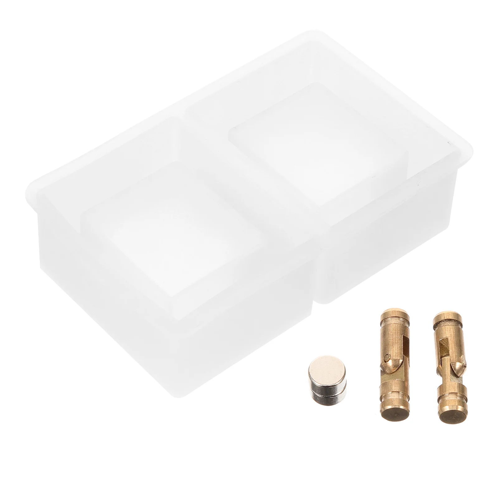 

1 Set of Rectangular Jewelry Box DIY Silicone Mold DIY Rings Storage Box Mold Handicraft Silicone Mold