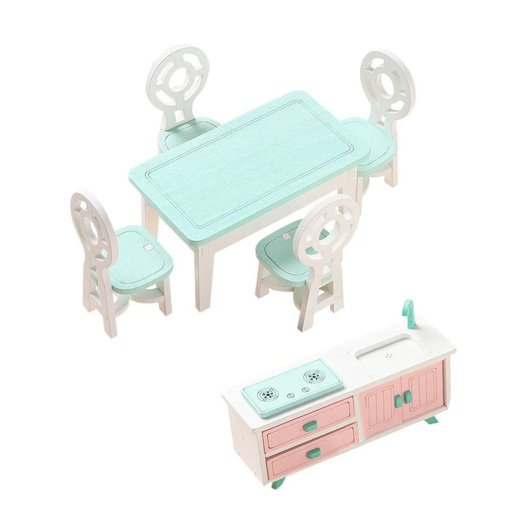 

1 Набор, деревянная мини-мебель «сделай сам»