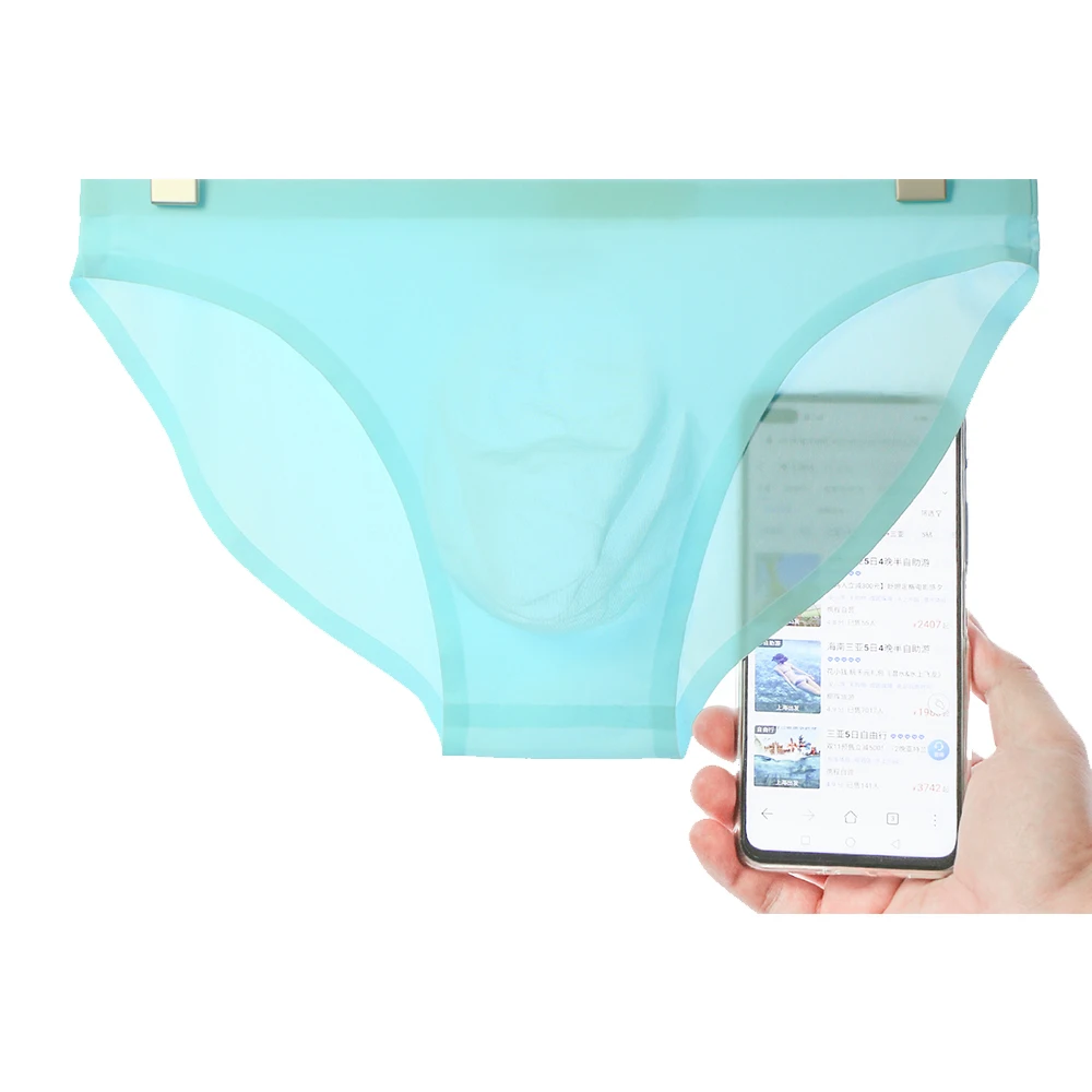 

Underwear Men Seamless U Convex Thin Bulge Pouch Underpants Ultra-thin Bikini Thongs Man Panties Transparent Lingerie Briefs