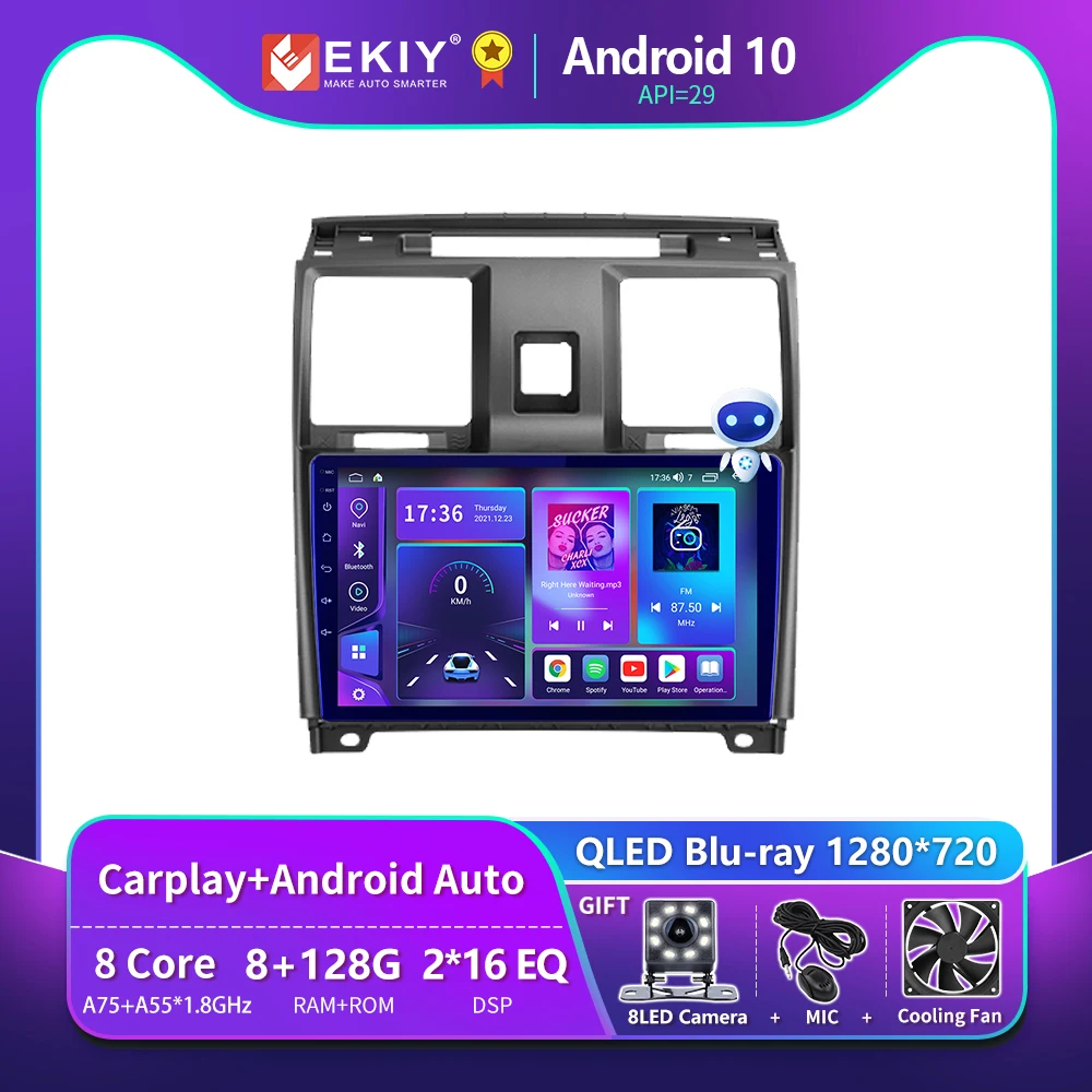 $100.42 EKIY T900 Blu-ray QLED For UAZ Patriot 2012 - 2016 Car Radio Multimedia System Navigation GPS Stereo Auto Android No 2 Din DVD