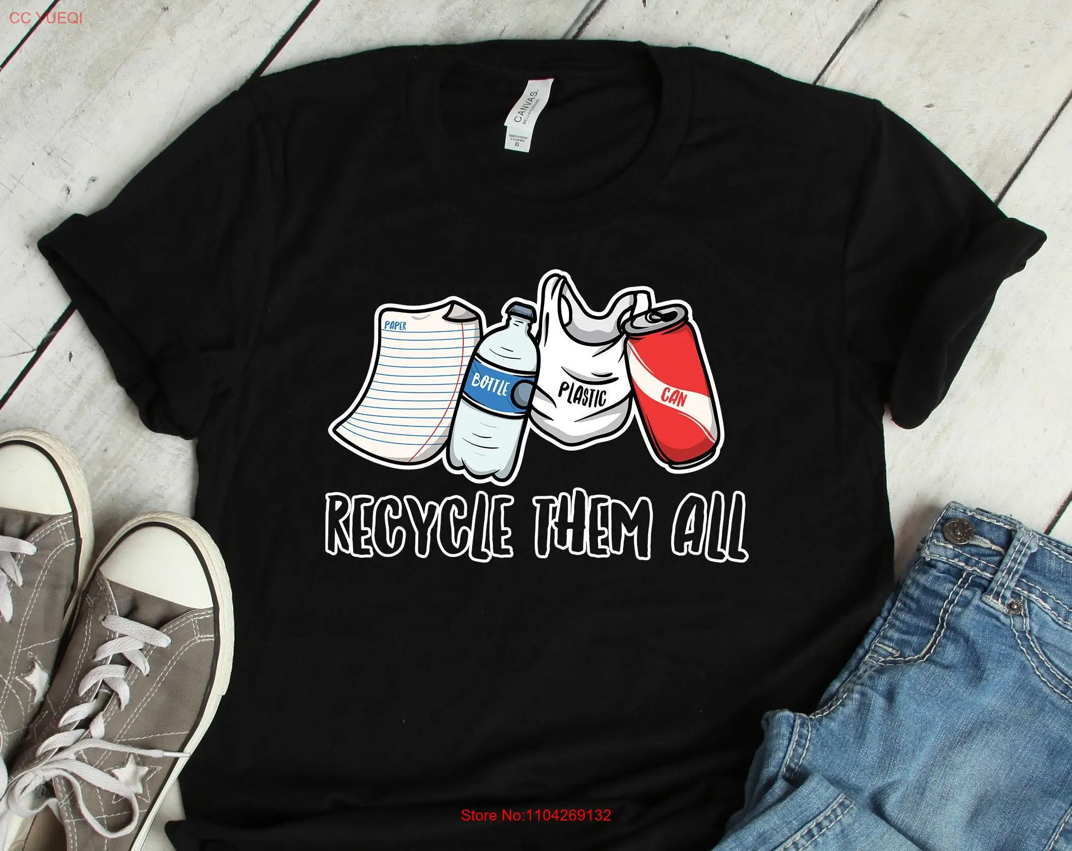 Футболка с переработкой детская футболка изображением Дня Земли изменение