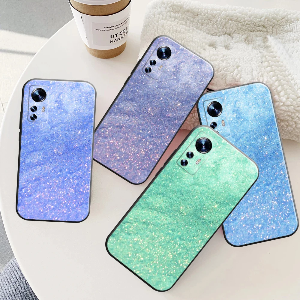 

Candy Color Glitter Phone Case For Xiaomi Redmi Note 10 Pro Note 9 Pro Note 8 Pro 9A 9T 9CNote 7 Back Funda Liquid Silicon