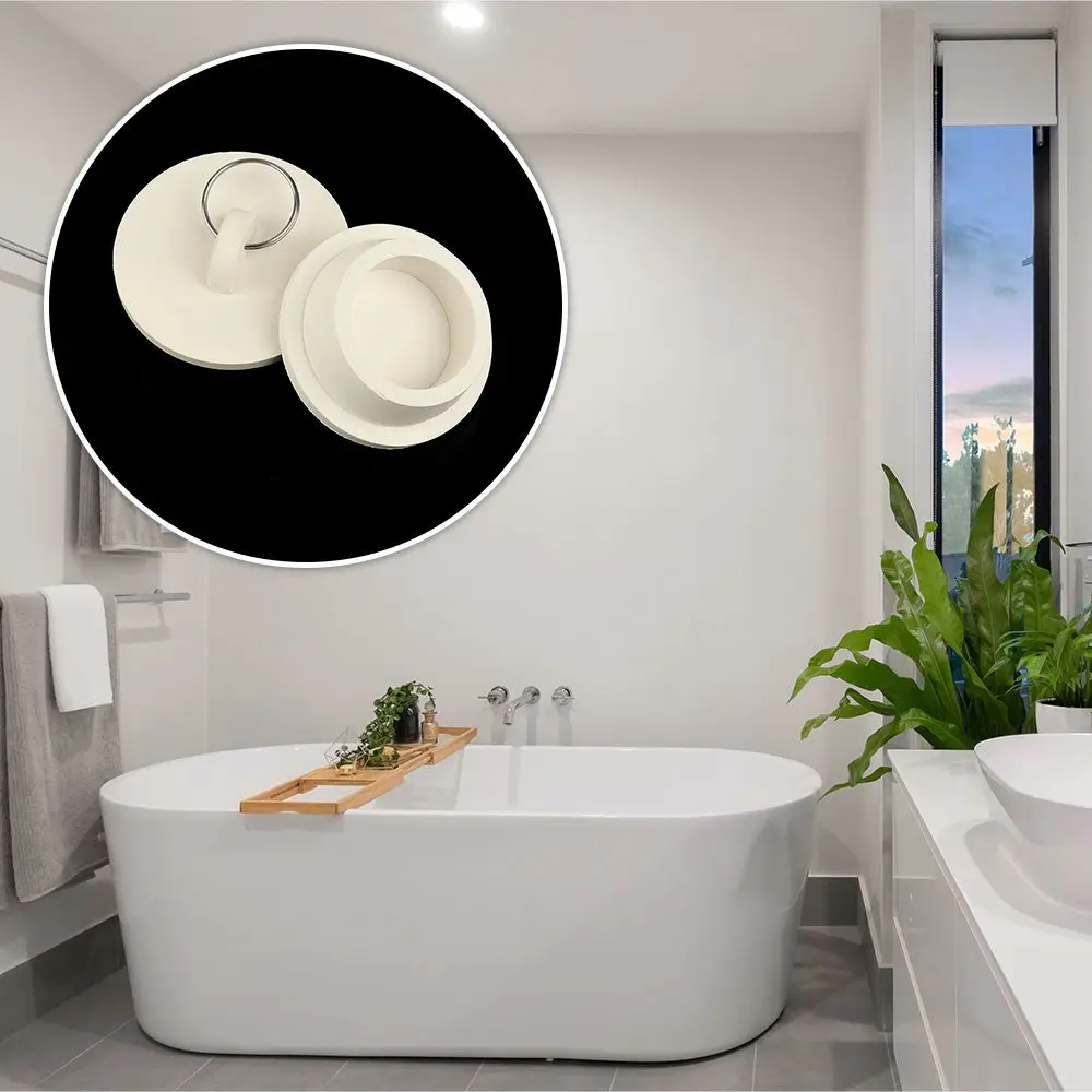 

Useful Leakage-proof Washroom Kitchen Round Drain Cover Bathtub Stopper Sewer Bathroom Supplies