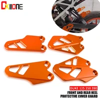 front and rear heel protective cover guard for duke 125 250 390 2017 2018 2019 motorcycle accessories brake cylinder guard