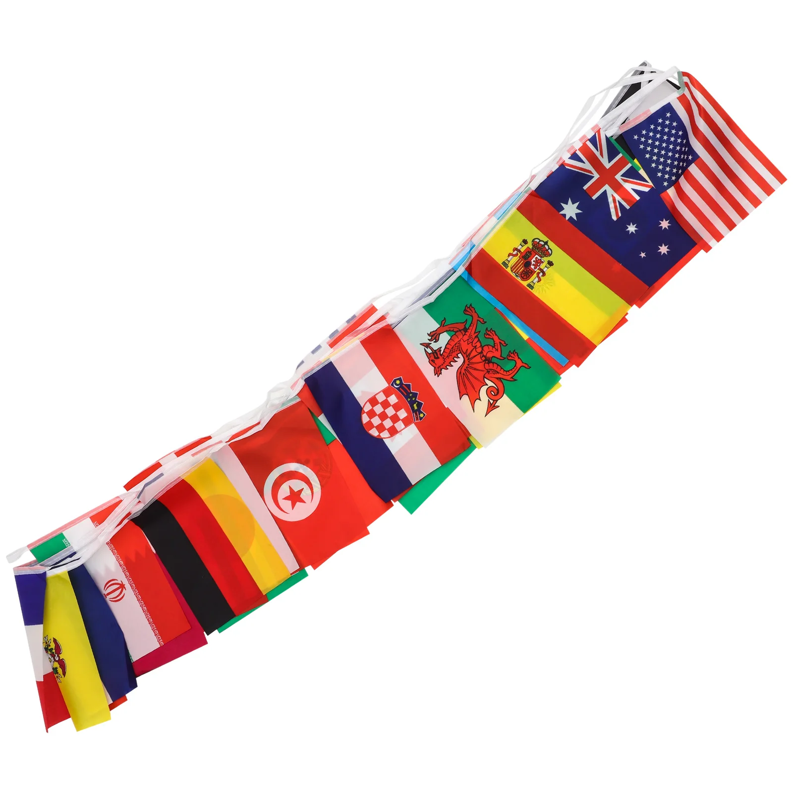 

1 Set Countries Decorative International Flags Football Cup Banner Soccer Cup Banners for Football Match Fans