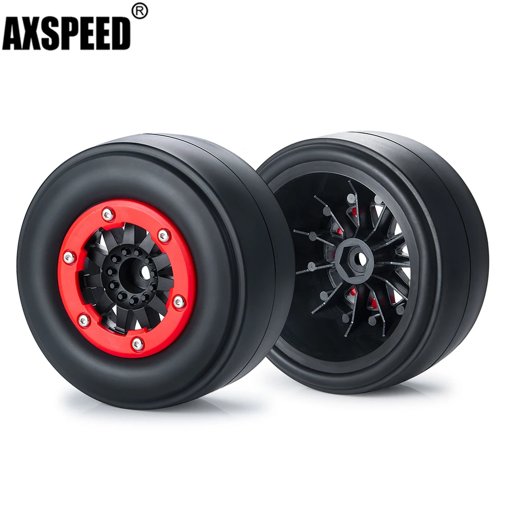 

Резиновые задние шины AXSPEED для гоночных колес 2,2 дюйма/3,0 дюйма, 2 шт., для 1/10 LOSI 22S, без подготовки, перетащите Радиоуправляемый багги, автомоби...