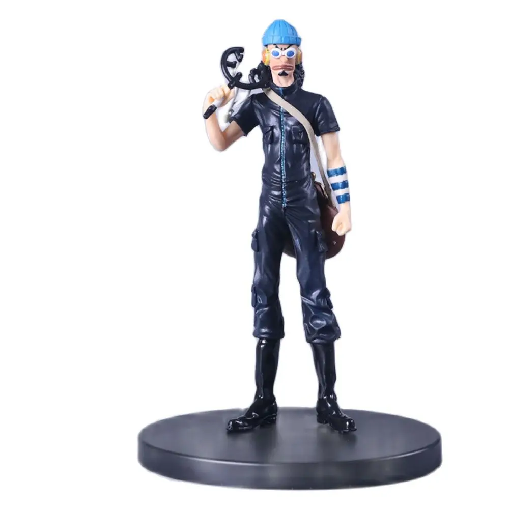 Аниме One Piece Usopp черный костюм Ver. ПВХ Фигурка Статуя Коллекционная модель детские