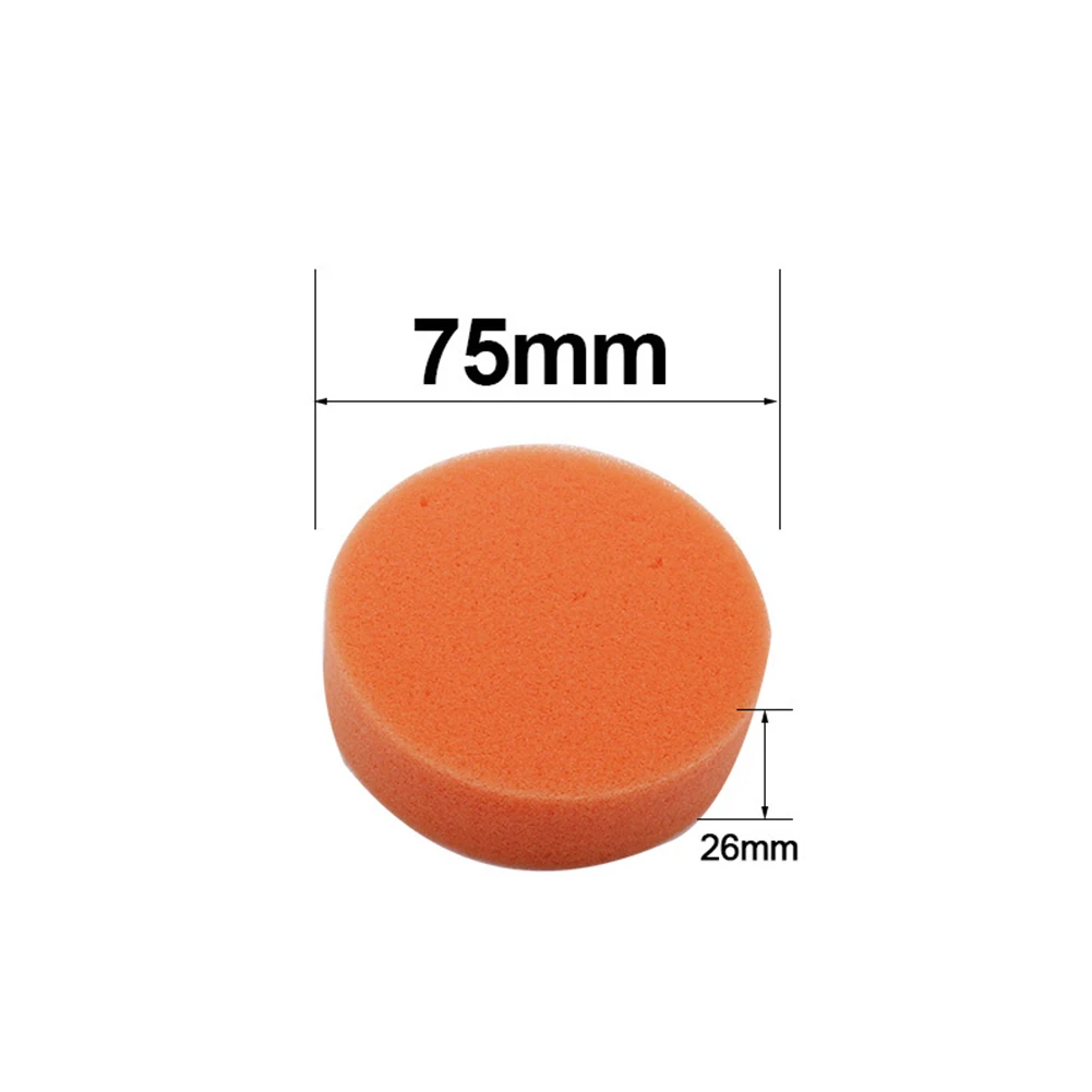 

For RO/DA Car Polisher Polishing Pad Waxing Pad Flat/ Wavy Foam Pads Polishing Replace Sponge 1PCS 3-7inch Brand New