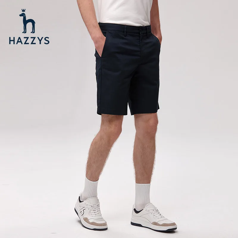 HAZZYS Men's Shorts 2023 New Summer Men's Pants Casual Loose Thin Section Shorts Men's Fashion Casual Outer Pants