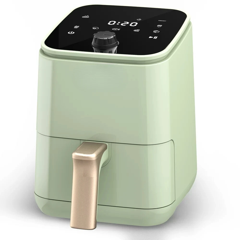 

2 Air Fryer with Touchscreen, Green