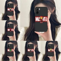 marvel superheroes phone case fundas for xiaomi mi 12 pro 11 11t 11i 11x 9t 10t poco m3 pro x3 nfc f3 redmi 9 8 black cover