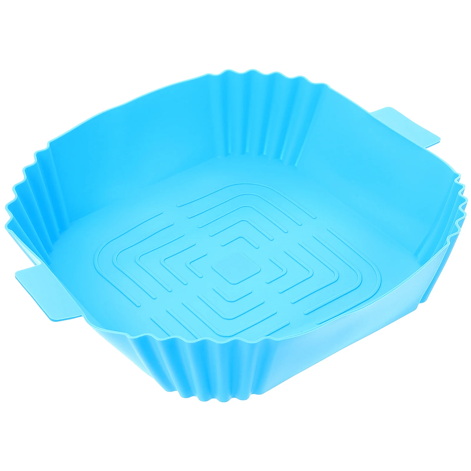 

Air Fryer Silicone Basket Pan Pot Liner Bowl Bakingreusable Cooking Mat Replacement Pad Pizza Crisper Fryers Oven Liners Paper