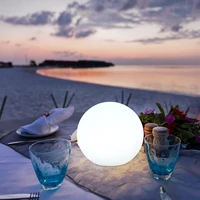 led moon night light round ambient light rechargeable for tabletop restaurant bar camping picnic beach party decorative lighting