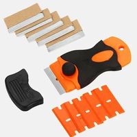 razor scraper edged sticker removal tool with 5pc metal blade5pc plastic blade for mobile phone and tablets