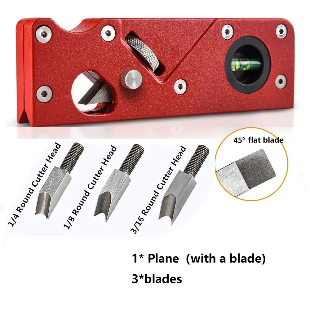 

Blade Edge Corner Plane Woodworking 45 Degree Bevel And Cutter Head Manual Planer Chamfering And Trimming Accessories
