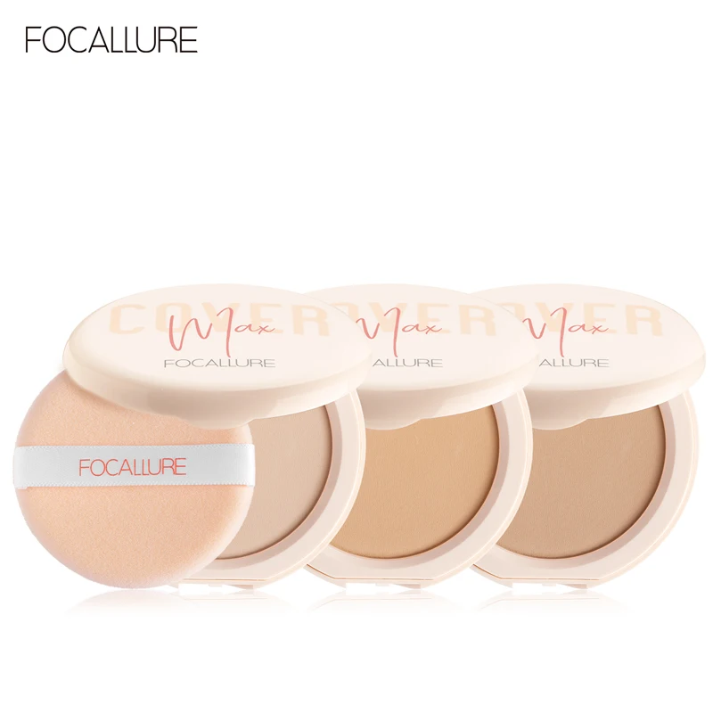 

Face Powder Foundation Pressed Concealer Loose Powder Wet Dry Compact Oil Control Waterproof Long-lasting Matte Cosmetic TSLM2