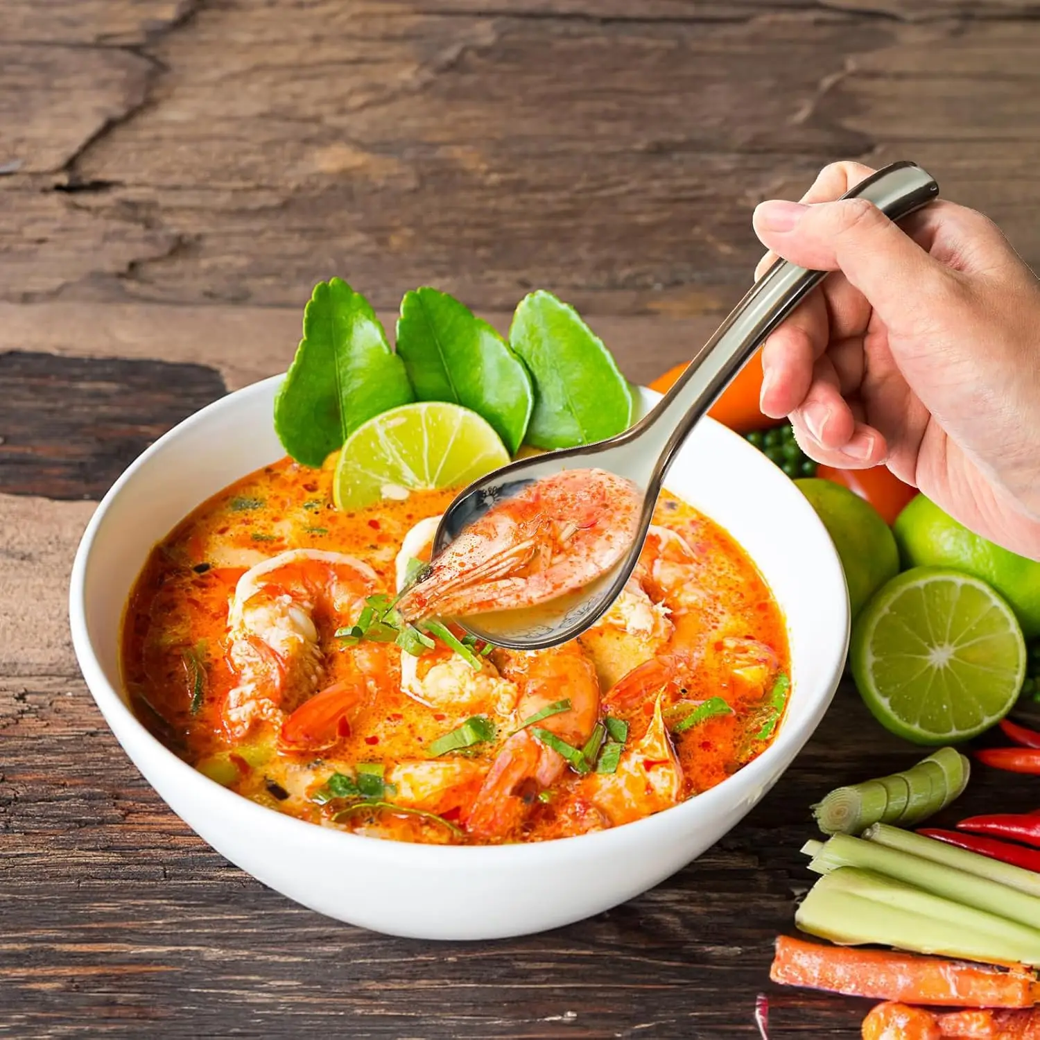 8 шт. азиатские керамические ложки для супа японская ложка рамэна с длинной