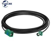 rg174 fakra e cable fakra e male to female coaxial cable antenna extension cable for wifi antenna green