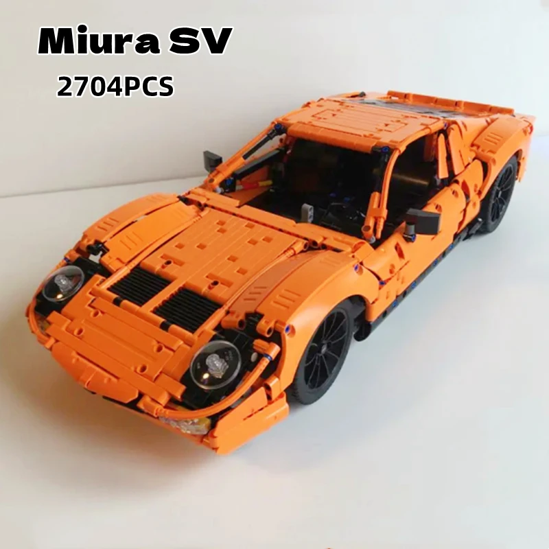 

В наличии MOC 47261 Lamborghinii MiuraSV Super Sport автомобиль гоночный технология 20001 42056 GT3 технические строительные блоки кирпичи игрушки