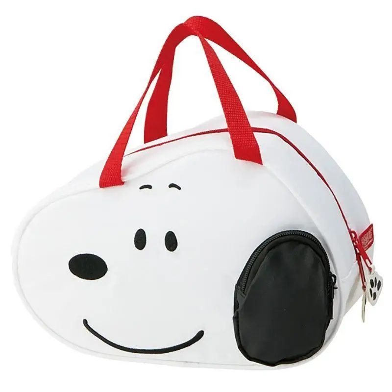 

Kawaii Snoopy Handbag Cartoon Student Portable Snack Lunch Bag Cute Girl Large-capacity Shopping Bag Girlfriend Birthday Gift