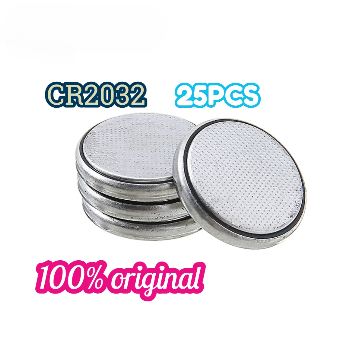 100% original  25pcs/set CR2032 3V Lithium Battery Button Cell Coin Batteries For Watches Calculators Toys From 300