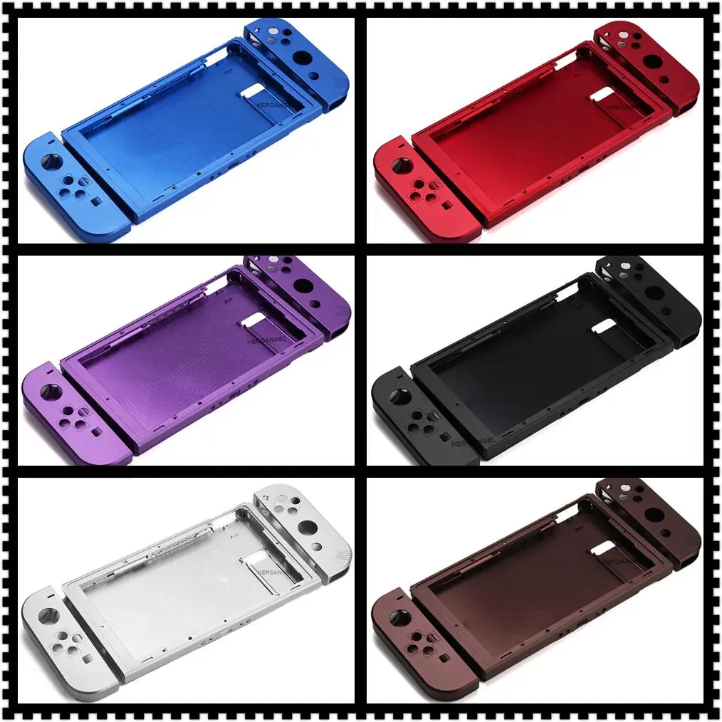 

Новинка, алюминиевый сплав для Nintendo Switch, сменный корпус, оболочка для NS Switch, металлическая задняя пластина, корпус для джойстика, оболочка