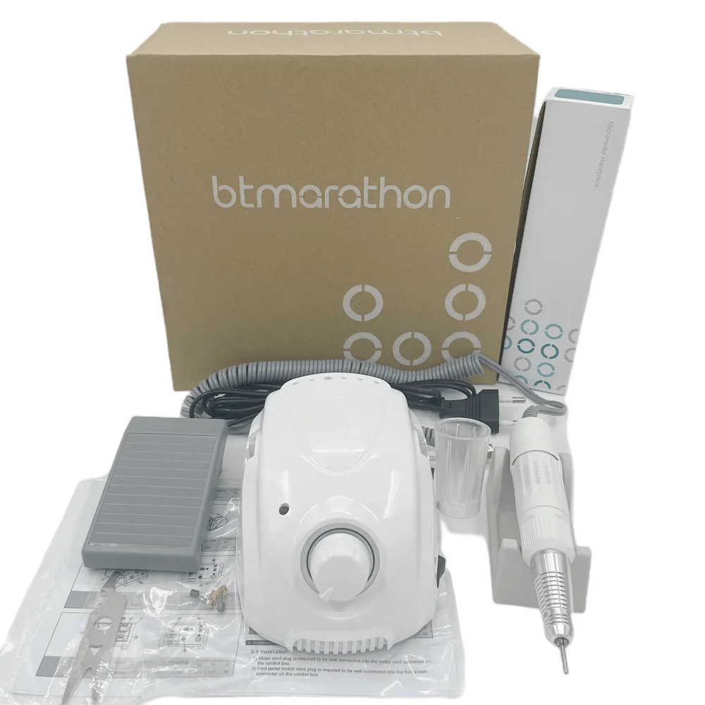 BT marathon контрольный блок Чемпион-3 Ручка SH20N 65 Вт 30000 об/мин Электрическая дрель для ногтей машинка для полировки набор для маникюра и ногтей